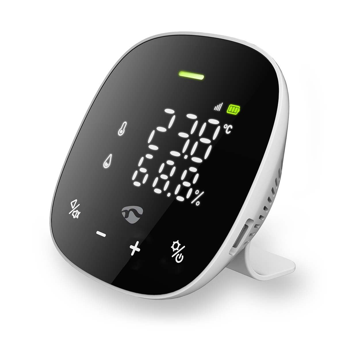 NEDIS - Moniteur de qualité de l'air SmartLife CO2 - WIFISA20CBK