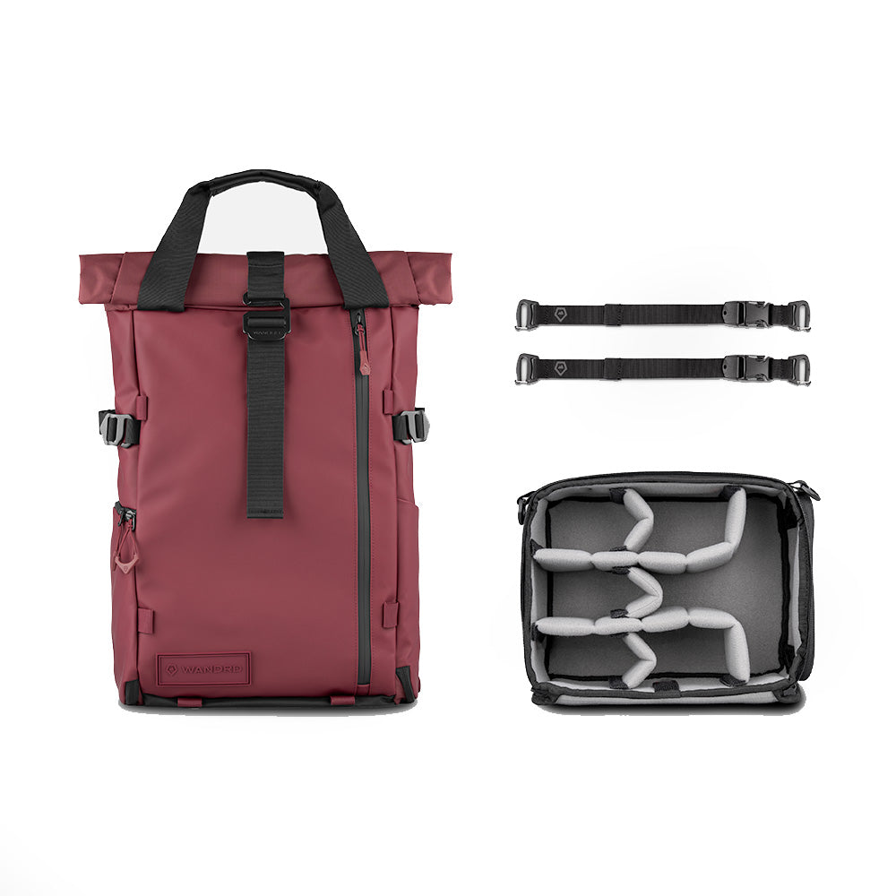WANDRD PRVKE 31L Rhone Burgundy Photo Bundle V4 - vue 1