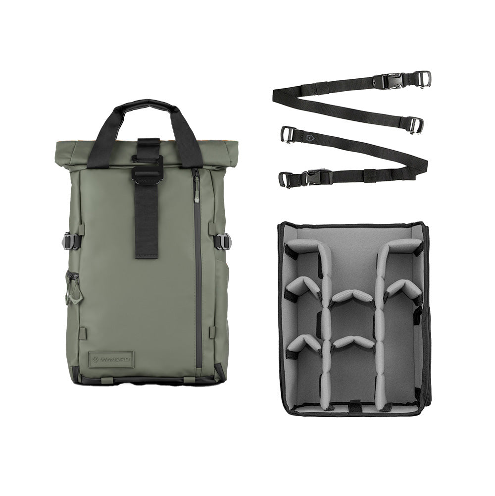 WANDRD PRVKE 31L Wasatch Green Pro Photography Bundle V4 - vue 1