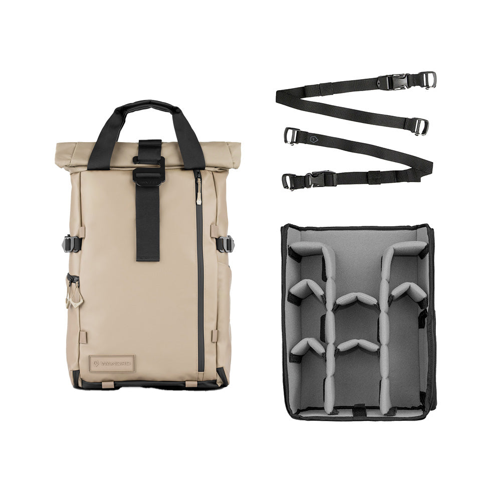 WANDRD PRVKE 31L Yuma Tan Pro Photography Bundle V4 - vue 1