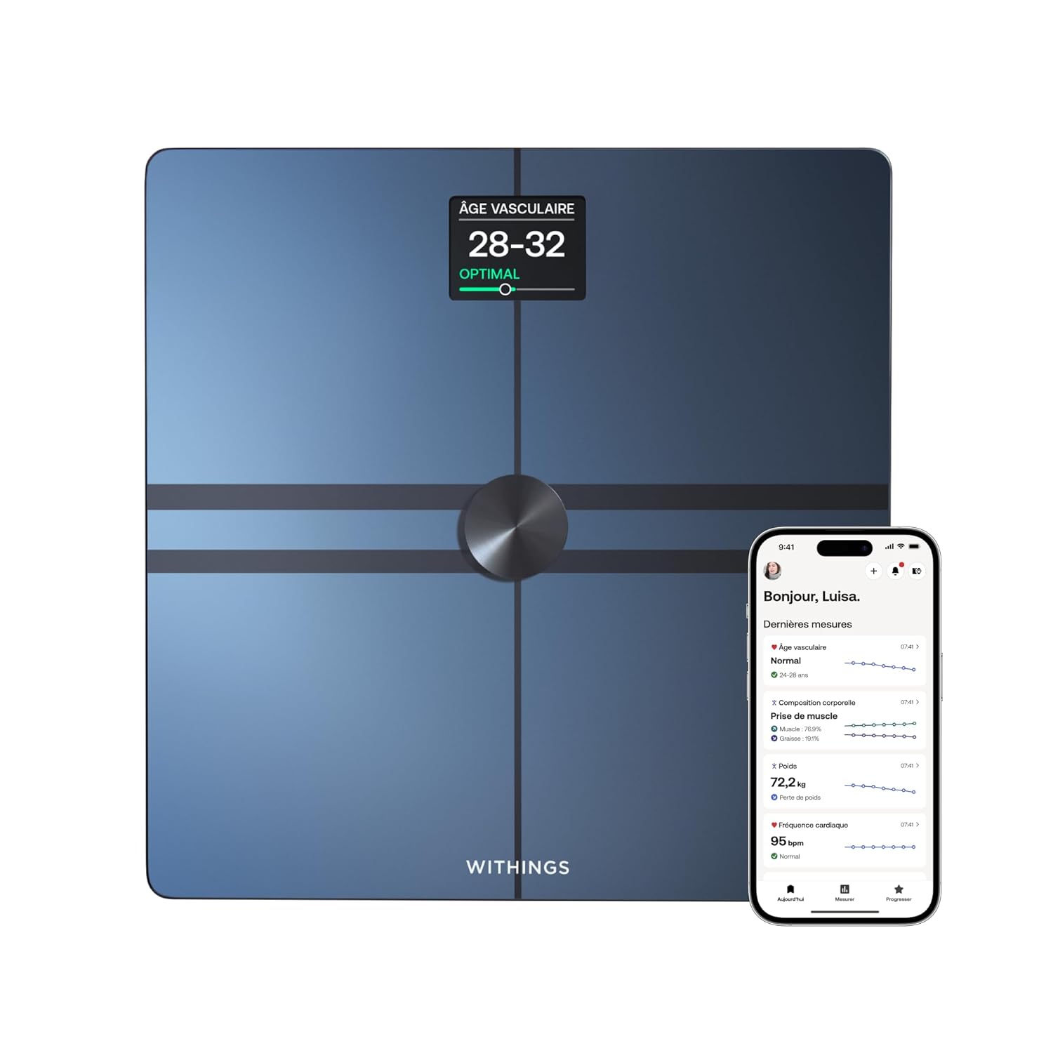 WITHINGS - Balance connectée - Body Comp Noir