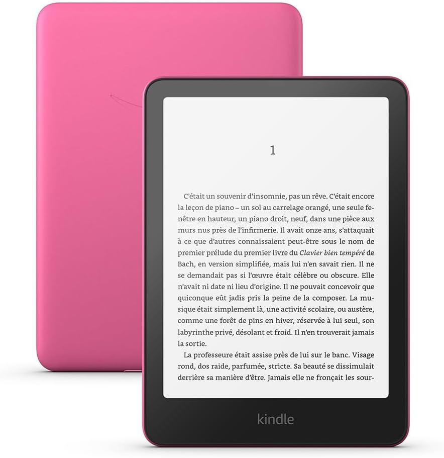 KINDLE - Liseuse - Paperwhite 16 Go Rose framboise