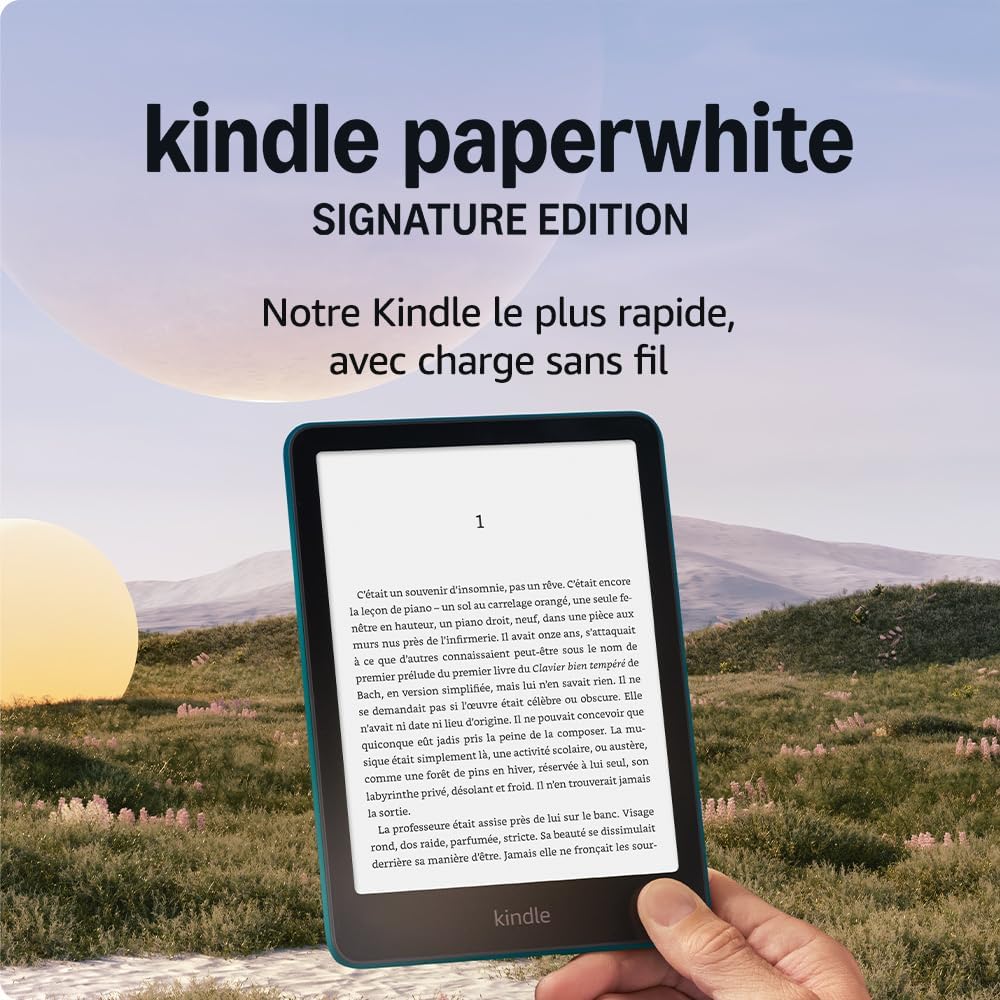 KINDLE - Liseuse - Paperwhite Signature Edition 32 Go Vert métallisé