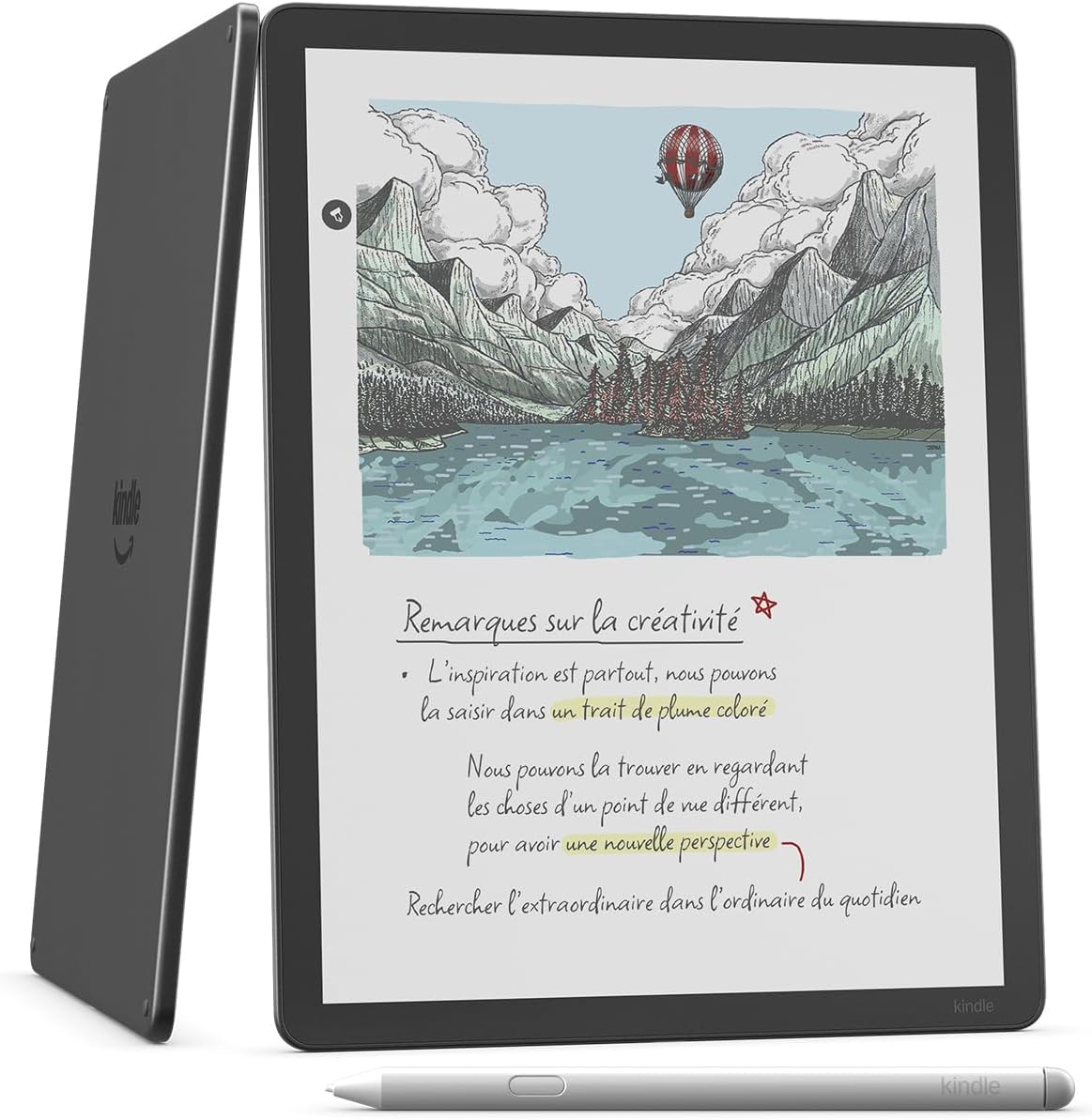 KINDLE - Liseuse couleur avec écriture - Scribe Colorsoft 64 Go Graphite
