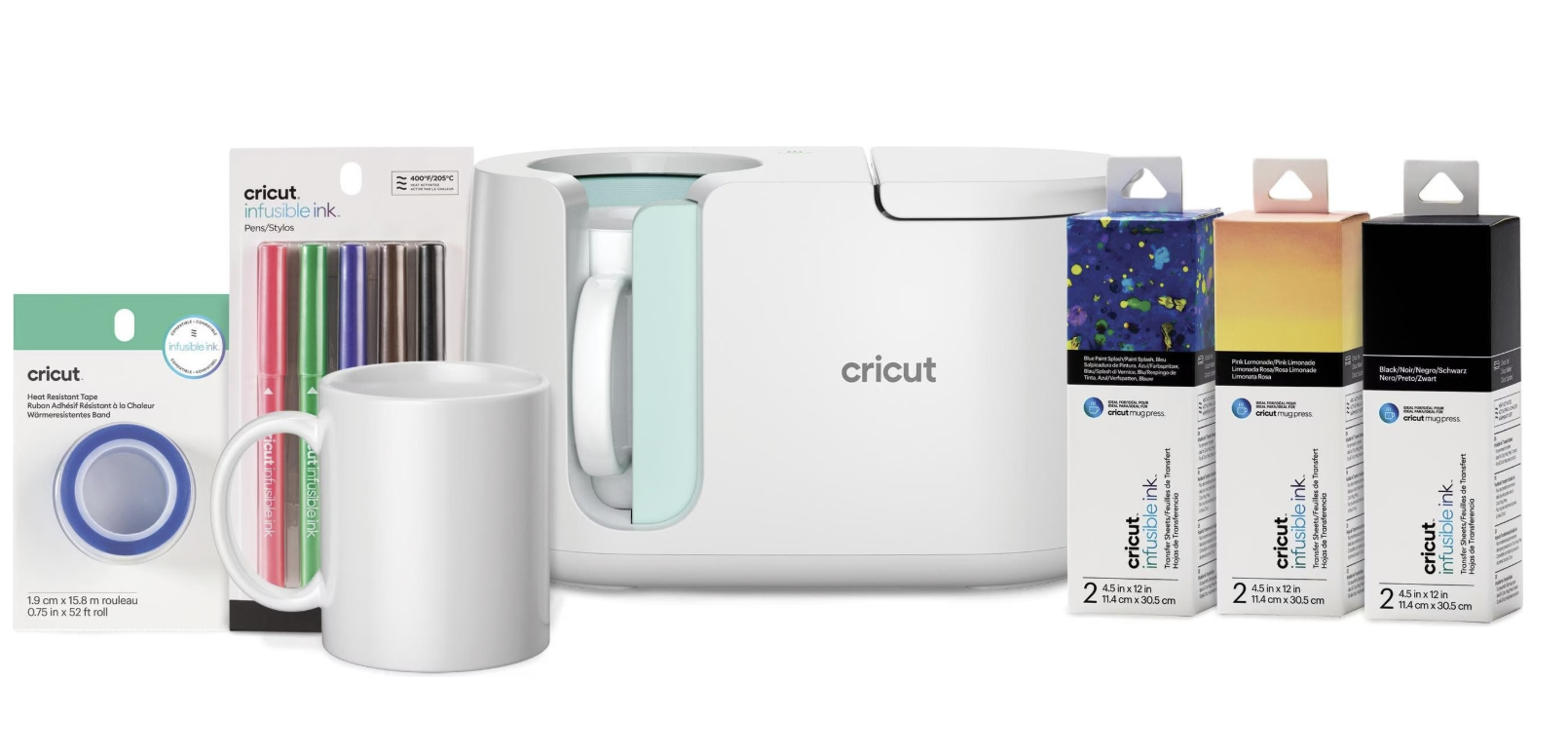 CRICUT - Presse à chaud - Mug Press Starter Kit