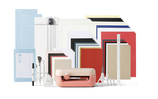 CRICUT - Machine de découpe - Joy 2 Corail + Pack Essentiels