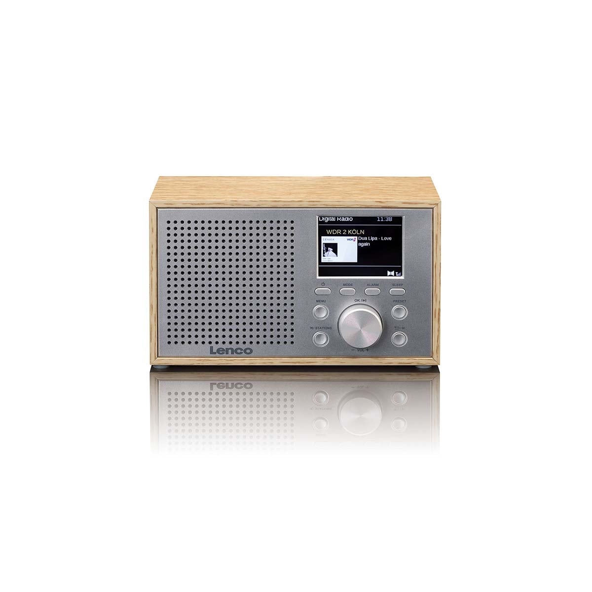 LENCO - Radio DAB+/FM Bluetooth finition bois - DAR-017WH