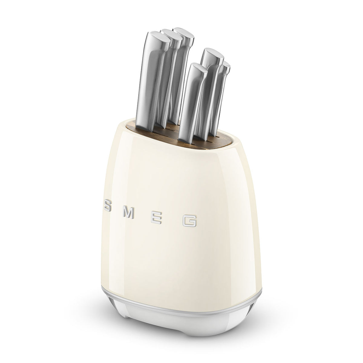 SMEG - Bloc de couteaux Crème - KBSF02CR