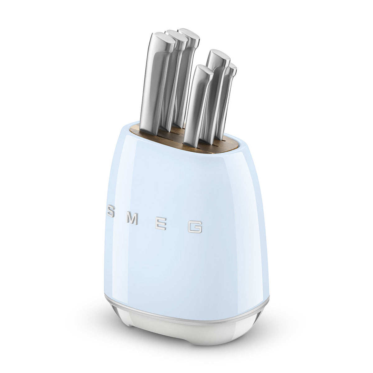 SMEG - Bloc de couteaux Bleu Azur - KBSF02PB