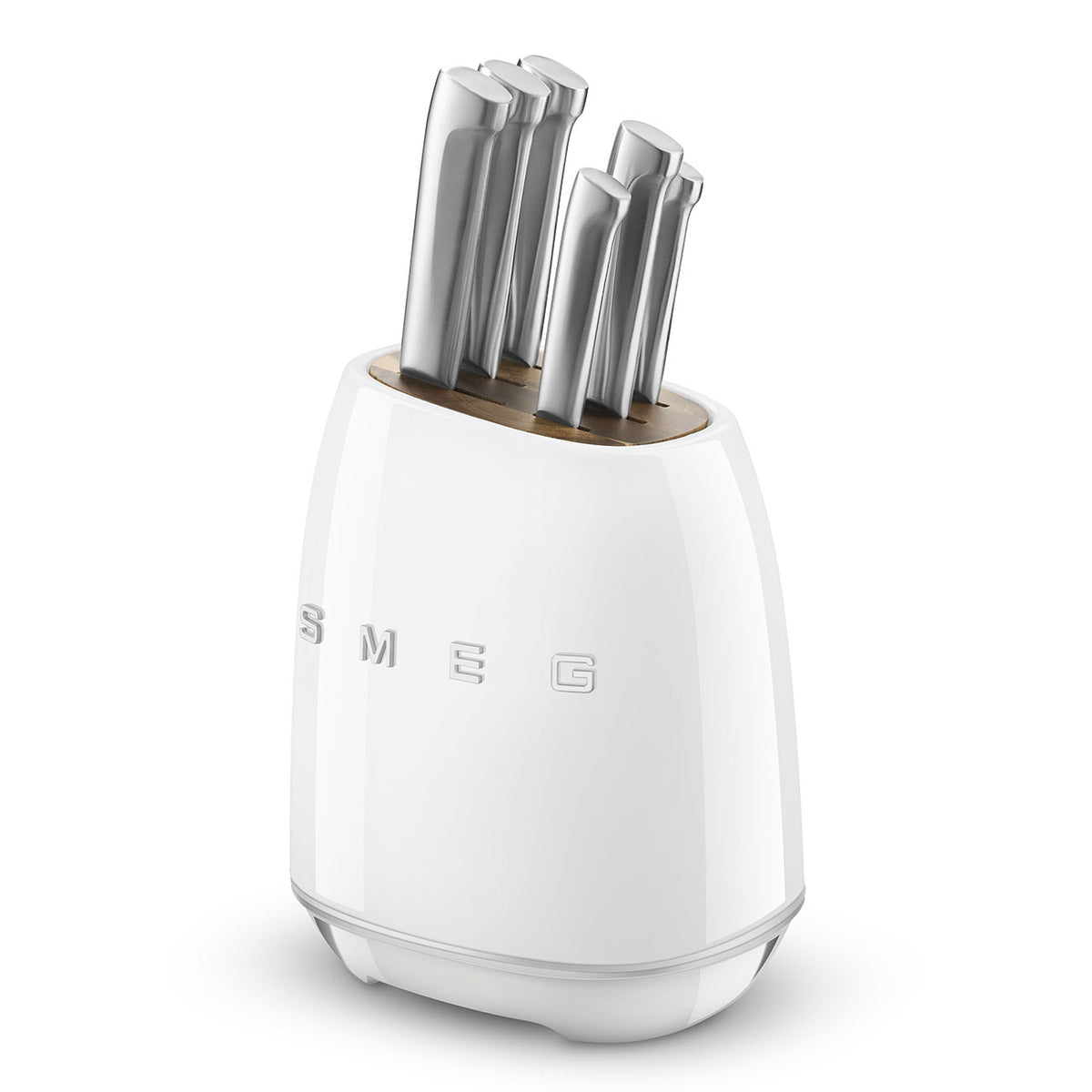 SMEG - Bloc de couteaux Blanc - KBSF02WH