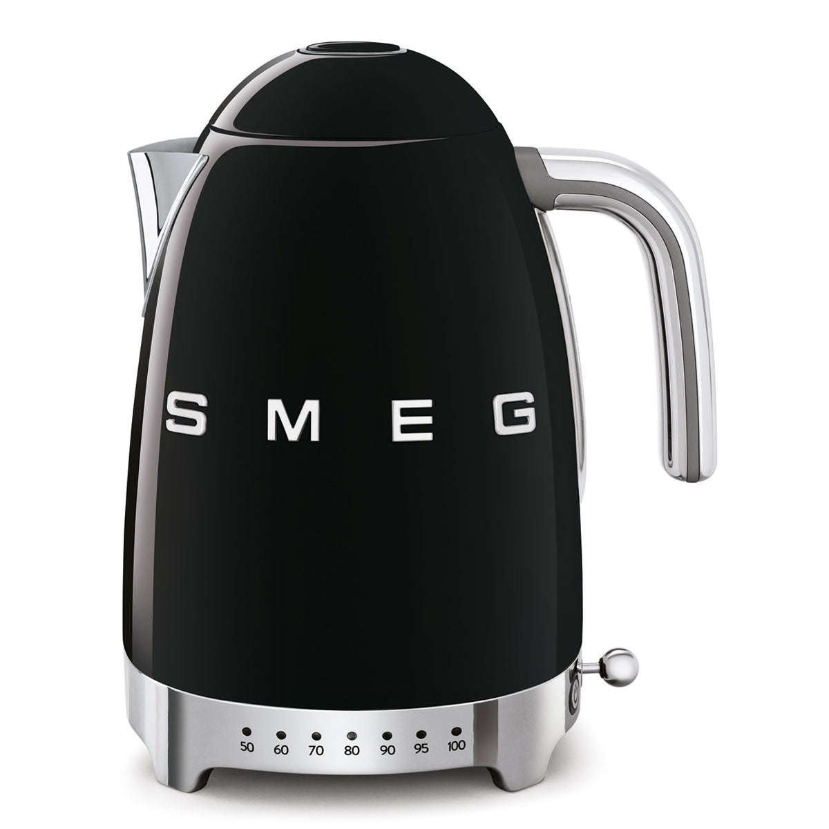 SMEG - Bouilloire à température réglable Noir - KLF04BLEU