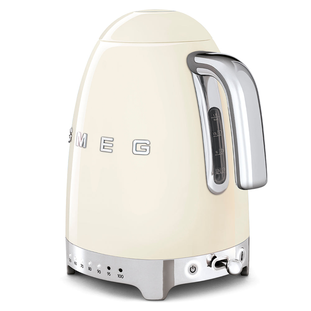 SMEG - Bouilloire à température réglable Crème - KLF04CREU