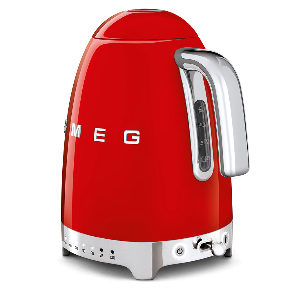 SMEG - Bouilloire à température réglable Rouge - KLF04RDEU