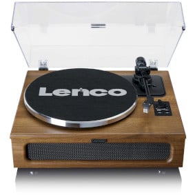LENCO - Platine vinyle Bluetooth avec 4 haut-parleurs intégrés - LS-410WA