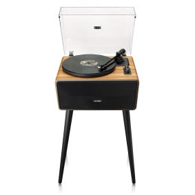 LENCO - Platine vinyle Bluetooth sur pieds avec 4 haut-parleurs - LS-570OK