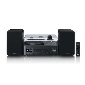 LENCO - Chaîne Hi-Fi Internet/DAB+/FM/CD avec platine vinyle - MC-760BK