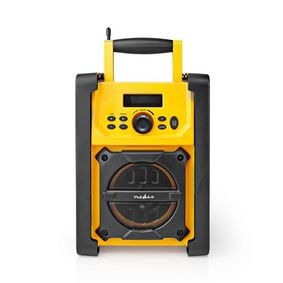 NEDIS - Radio de chantier FM 15 W IPX5 - RDFM3100YW