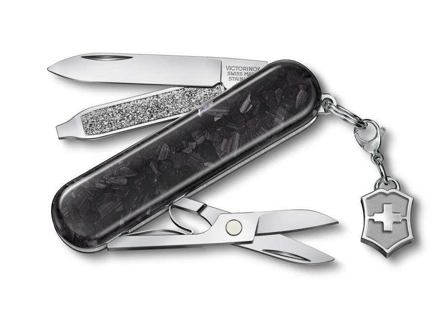VICTORINOX - Classic SD Brilliant Carbon - vue 1