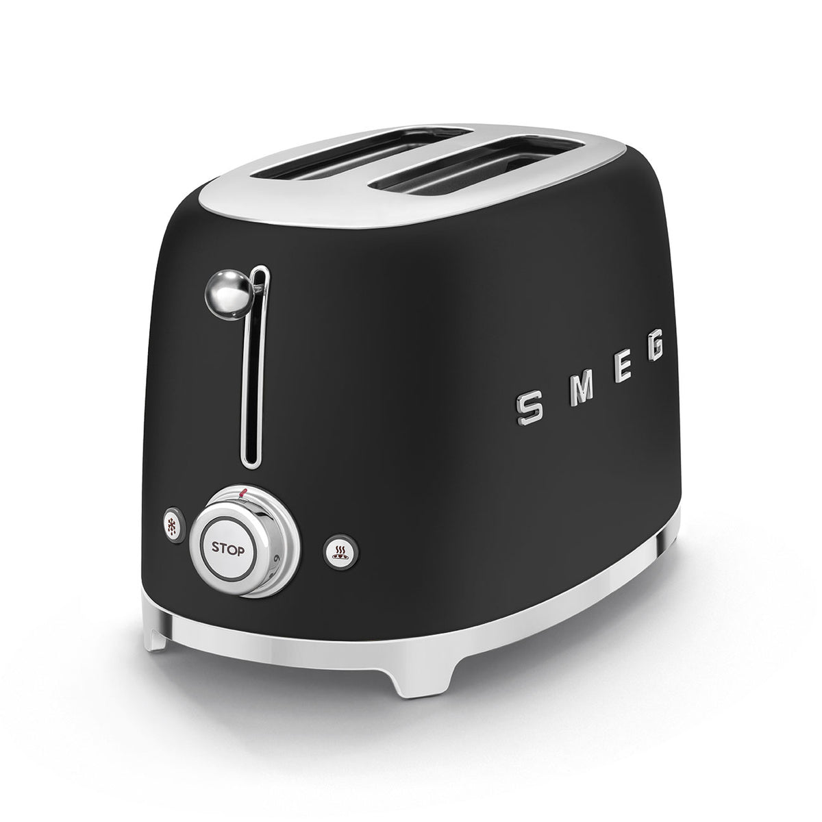 SMEG - Grille-pain 2 tranches Noir mat - TSF01BLMEU
