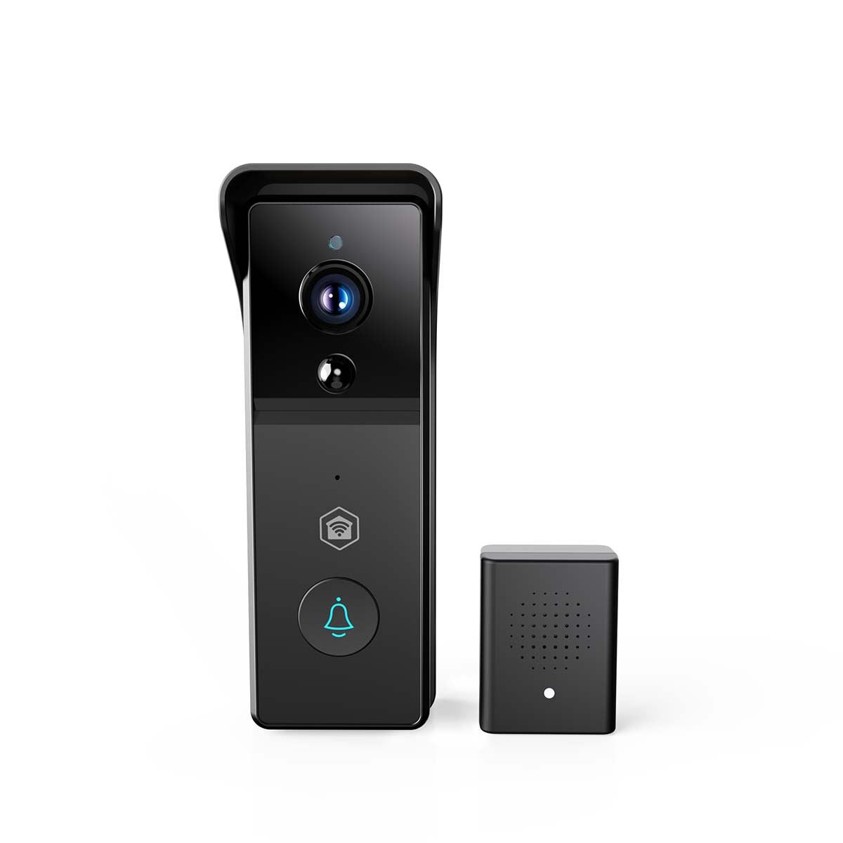 NEDIS - Vidéophone SmartLife 3 MP sur batterie - WIFICDP21BK
