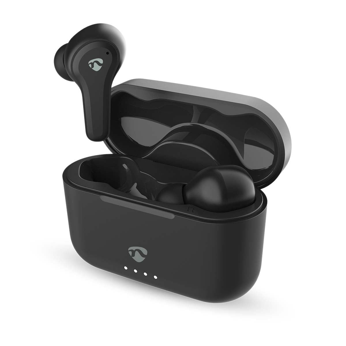 NEDIS - Écouteurs True Wireless Hybrid ENC + ANC - HPBT2475BK