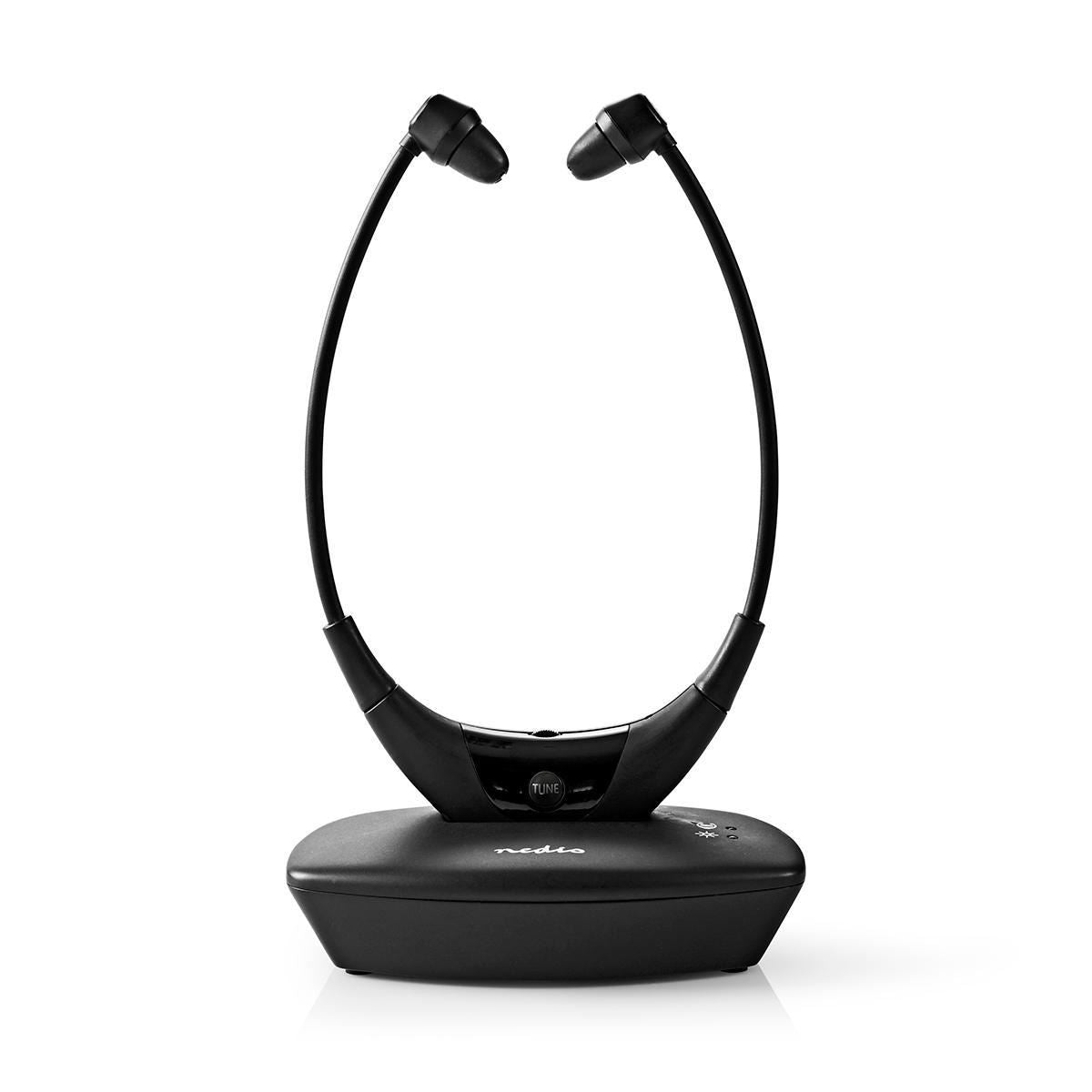 NEDIS - Casque TV sans fil RF intra-auriculaire - HPRF010BK