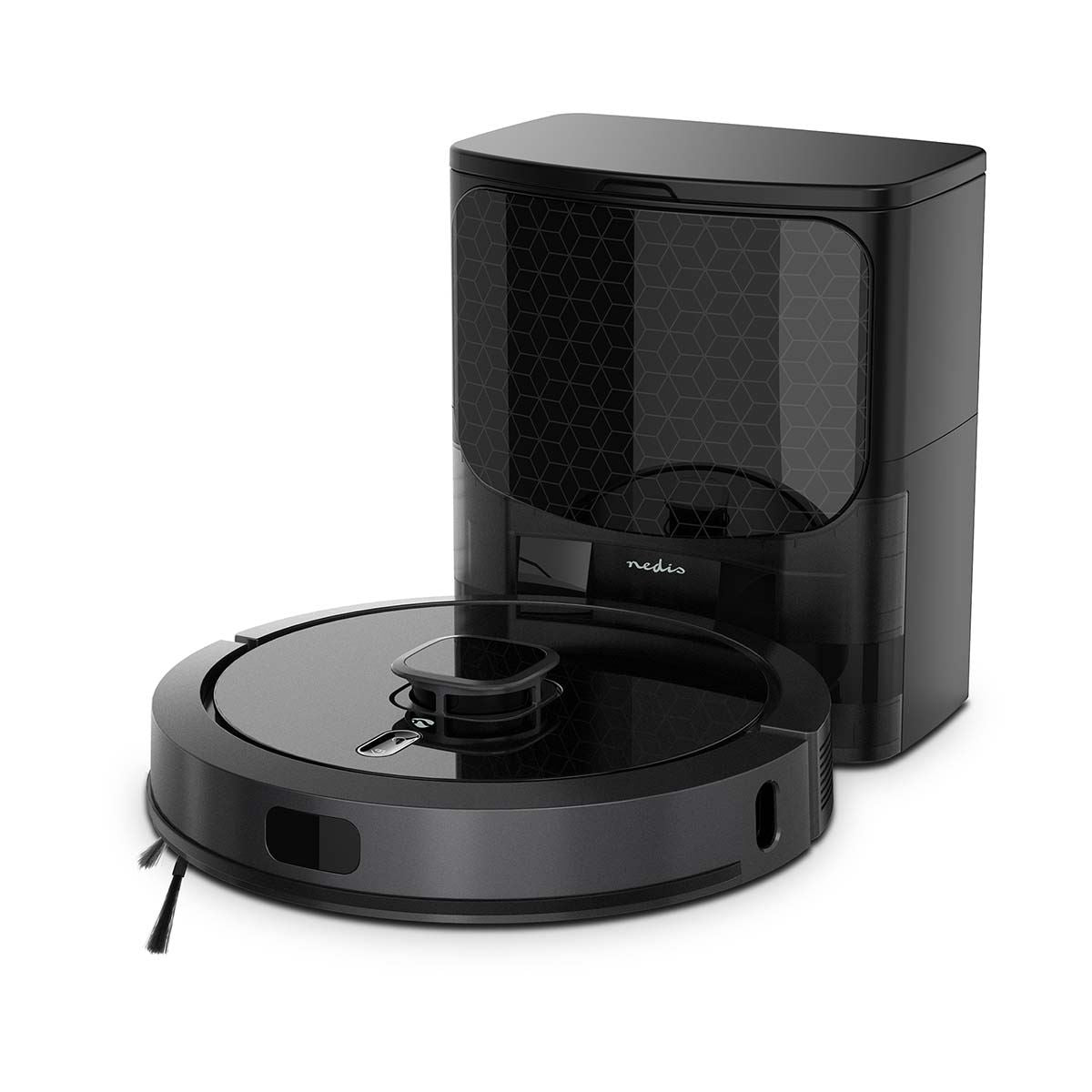 NEDIS - Aspirateur robot SmartLife à navigation laser - Autonomie 3 h - WIFIVCL002CBK
