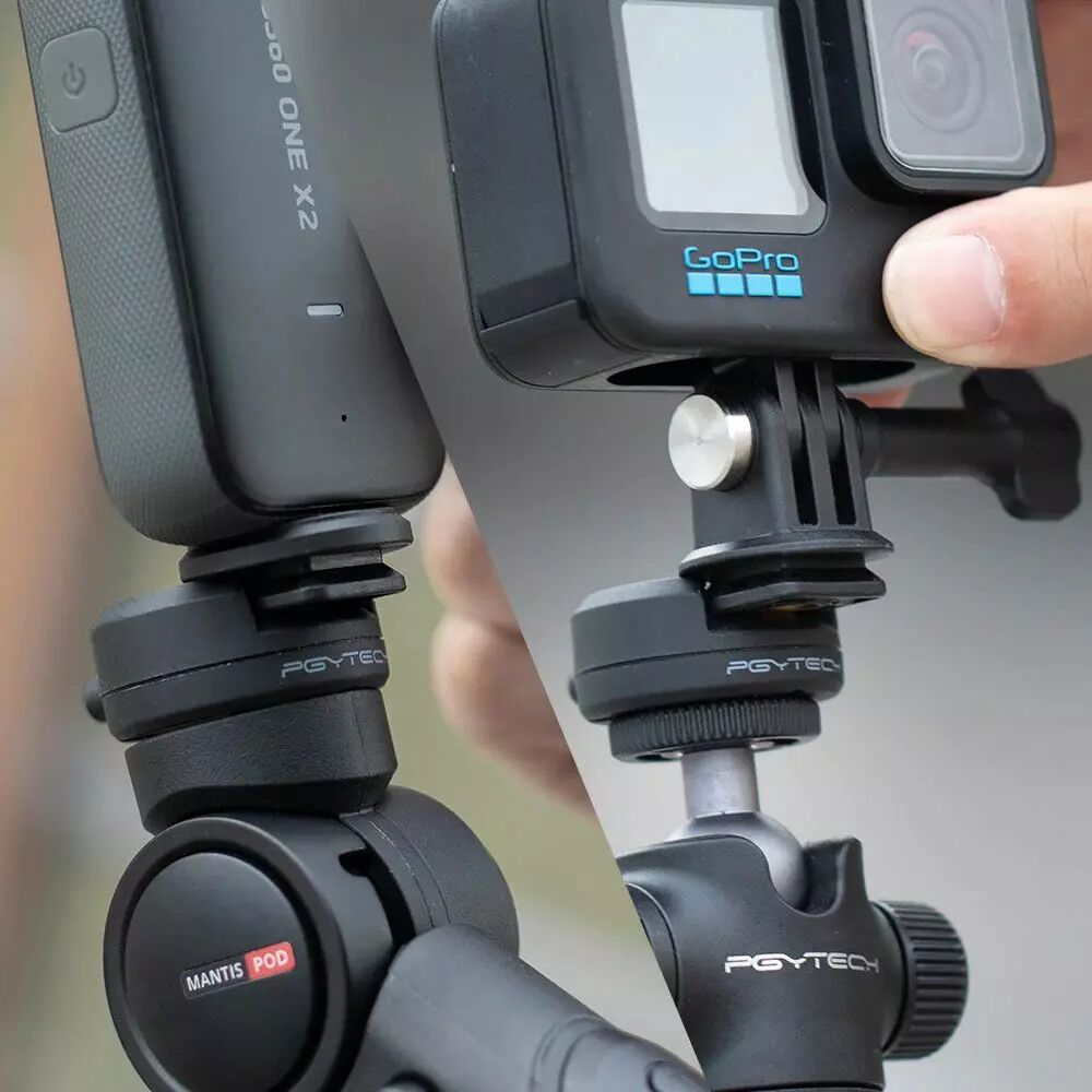 Fixation rapide PGYTECH avec action cam