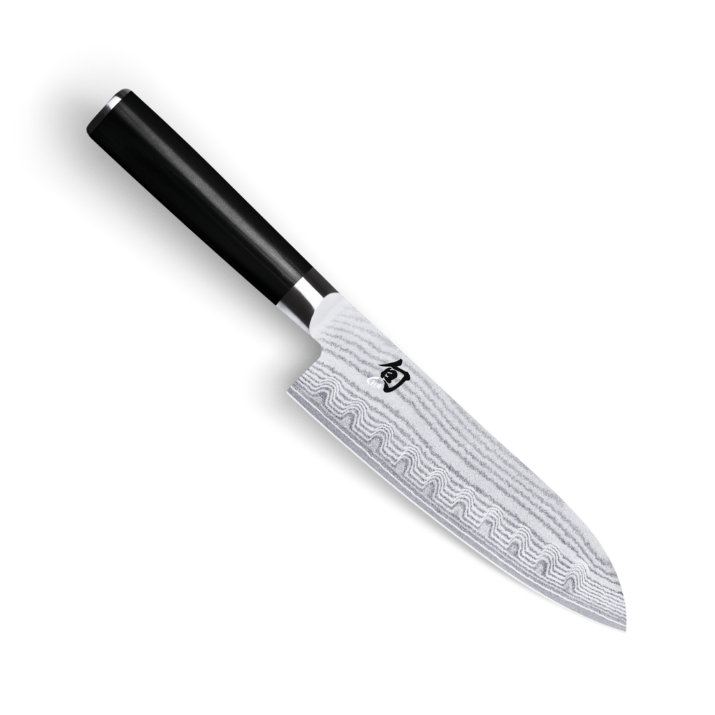 KAI - Couteau japonais Kai Shun Classic - Couteau santoku 18 cm à lame alvéolée