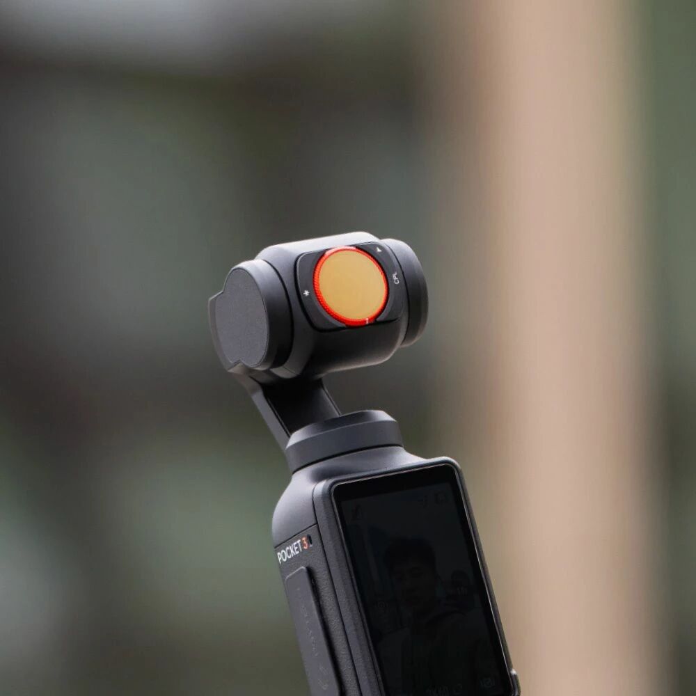 Filtre CPL PGYTECH monté sur Osmo Pocket 3 ou 4