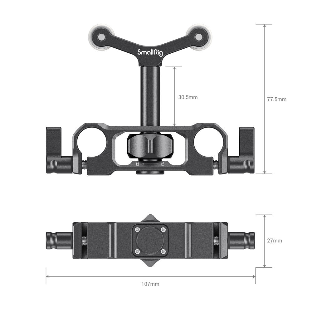SmallRig 2727 support objectif - vue 2