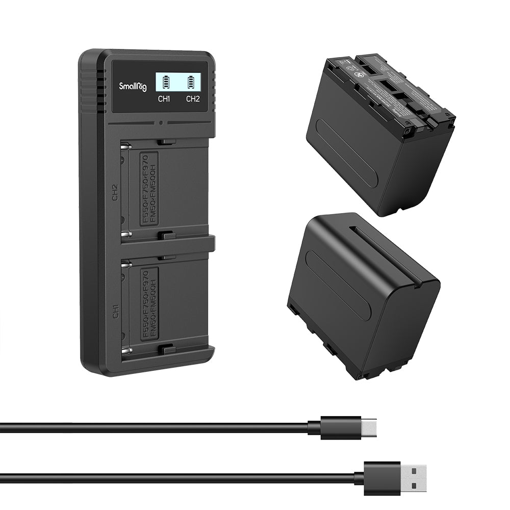 SmallRig 3823 NP-F970 Battery Charger Kit - vue 1