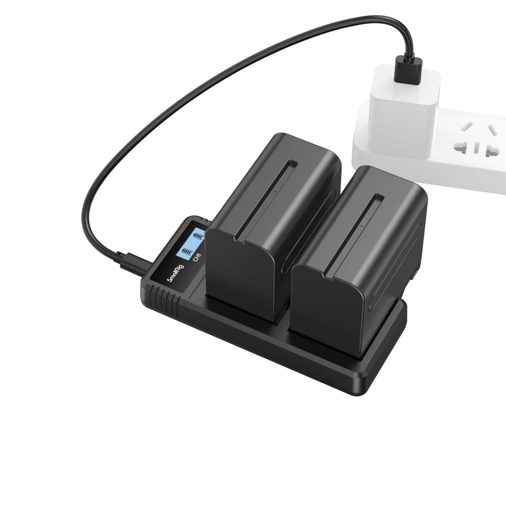 SmallRig 3823 NP-F970 Battery Charger Kit - vue 2