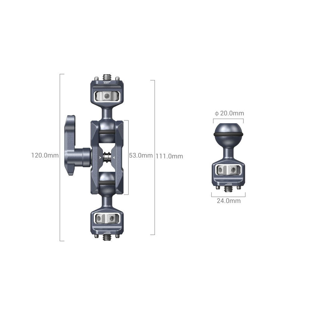 SmallRig 3873 Magic Arm Dual Ball Heads - vue 2