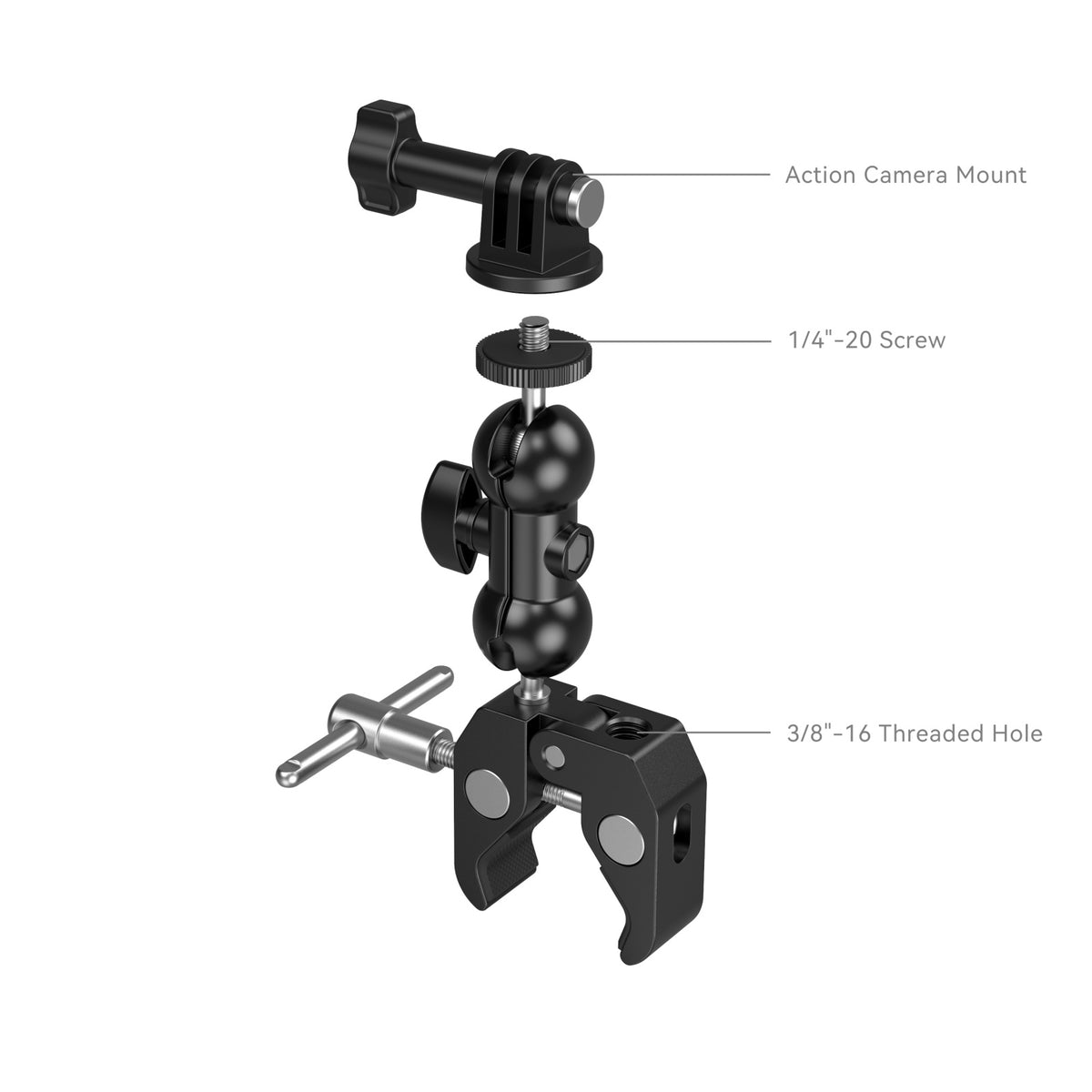 SmallRig 4373 Crab Clamp - vue 2