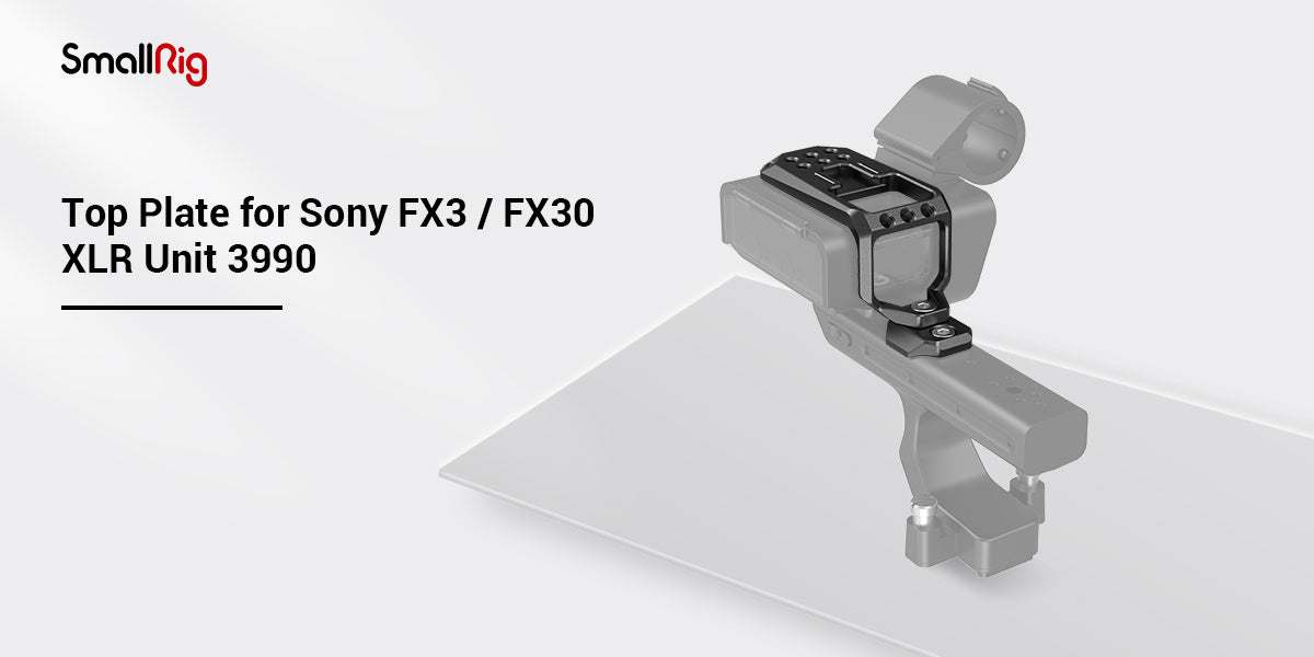 SmallRig MD3990 Top Plate Sony FX3 FX30 - vue 1