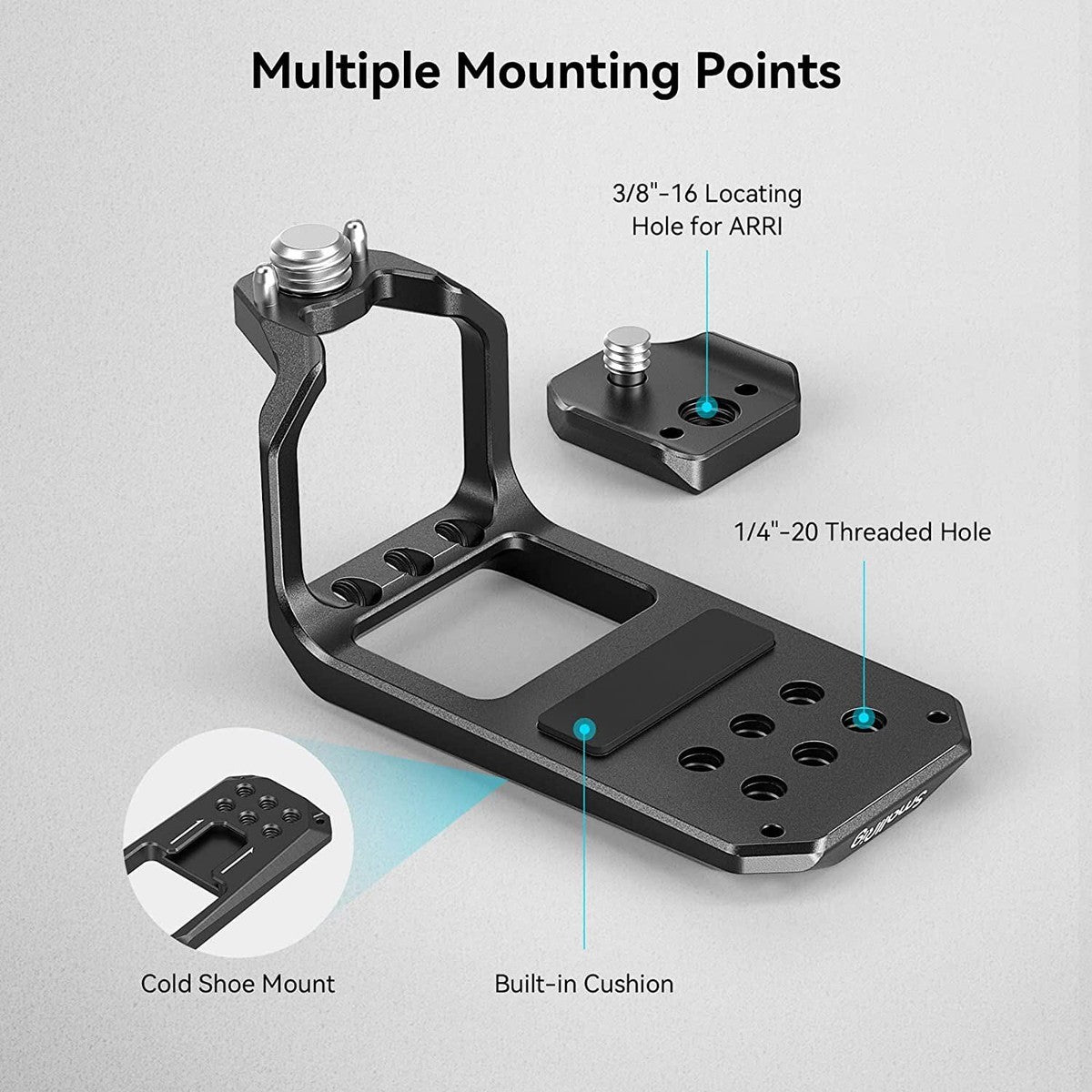 SmallRig MD3990 Top Plate Sony FX3 FX30 - vue 2